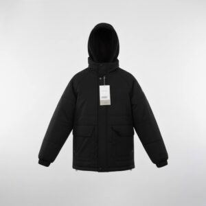 کاپشن باکسی چرمی G.S.S.W